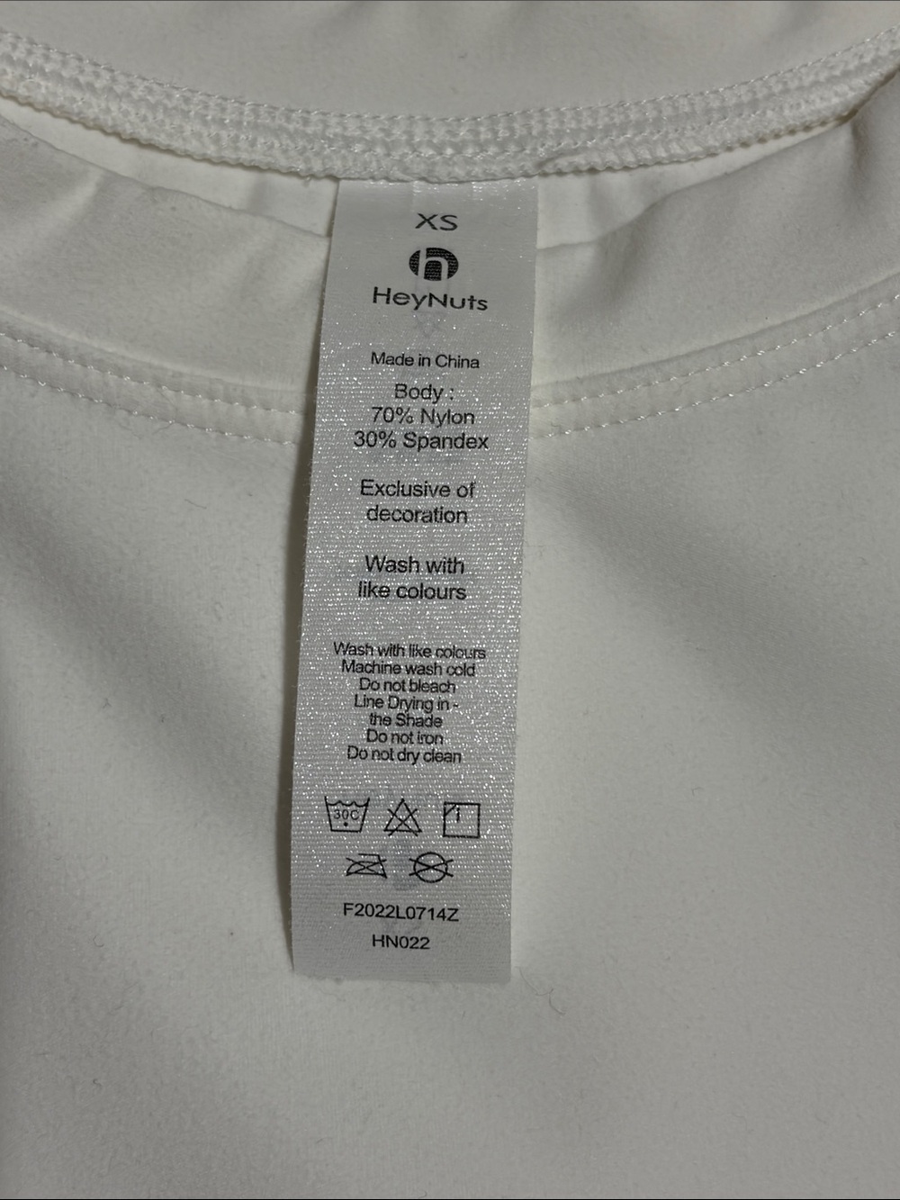 Athleisure Crop Tank Bundle XS White & Mauve HeyNuts Workout Yoga Tops - Picture 6 of 6